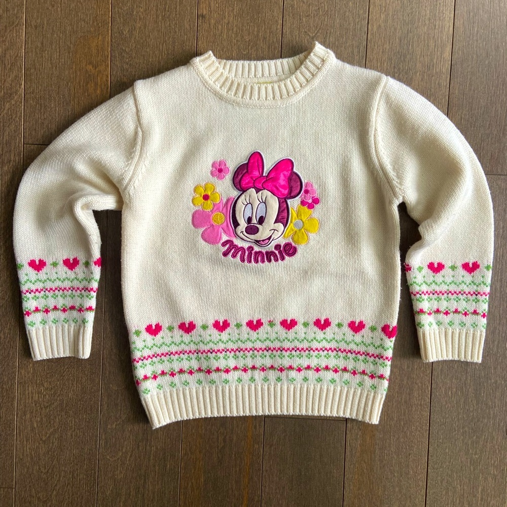 SMALL spring Disney‎ Minnie Mouse sweater